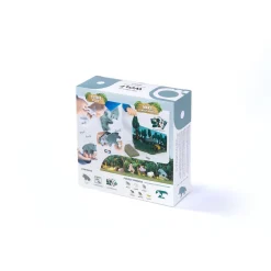 Half Toys Puzzle 3D Animal Loup et Diorama Gris