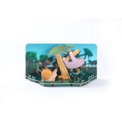 Half Toys                    Puzzle 3D Animal Paresseux et Diorama    Violet