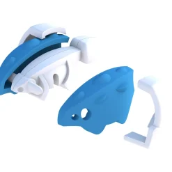 Half Toys                    Puzzle 3D Dino Bébé Ankylosaure et Berceau    Bleu