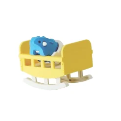 Half Toys                    Puzzle 3D Dino Bébé Ankylosaure et Berceau    Bleu