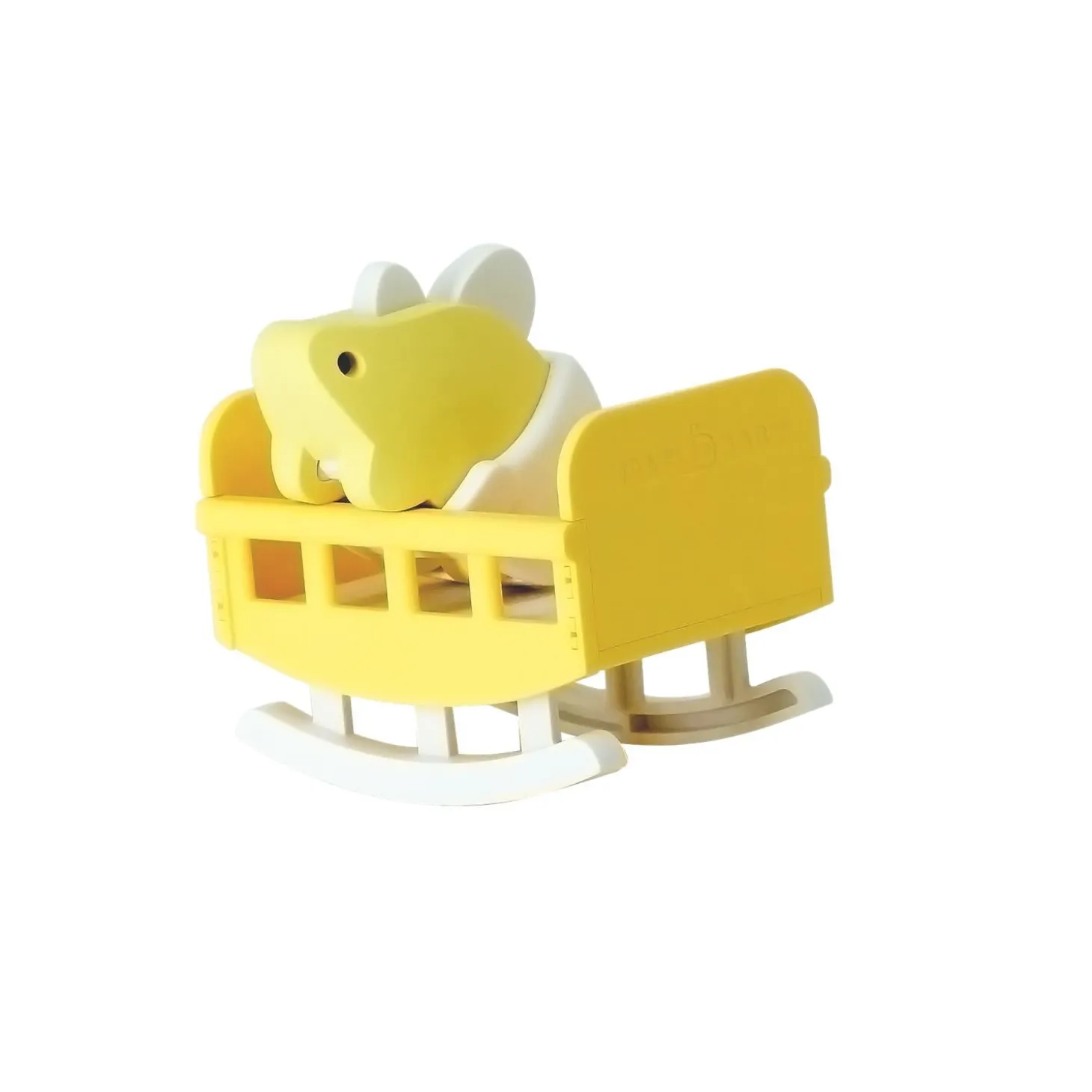 Half Toys Puzzle 3D Dino Bébé Stegosaure et Berceau Jaune