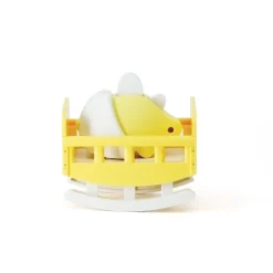 Half Toys Puzzle 3D Dino Bébé Stegosaure et Berceau Jaune