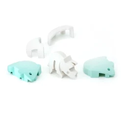Half Toys                    Puzzle 3D Dino Bébé Triceratops et Berceau    Bleu