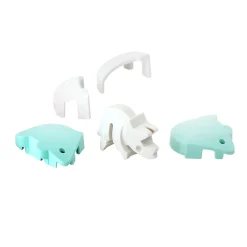 Half Toys                    Puzzle 3D Dino Bébé Triceratops et Berceau    Bleu