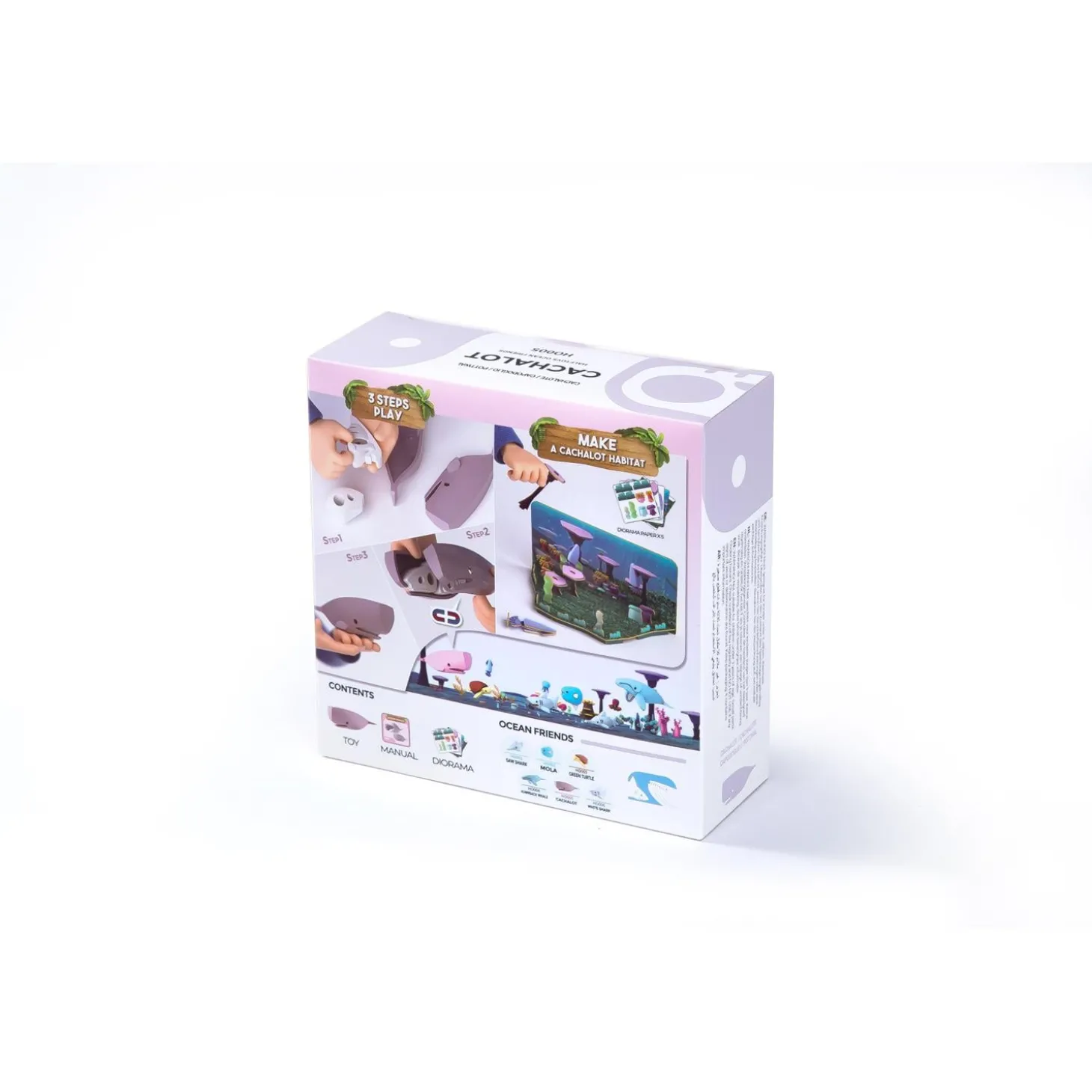 Half Toys Puzzle 3D Ocean Cachalot et Diorama Violet