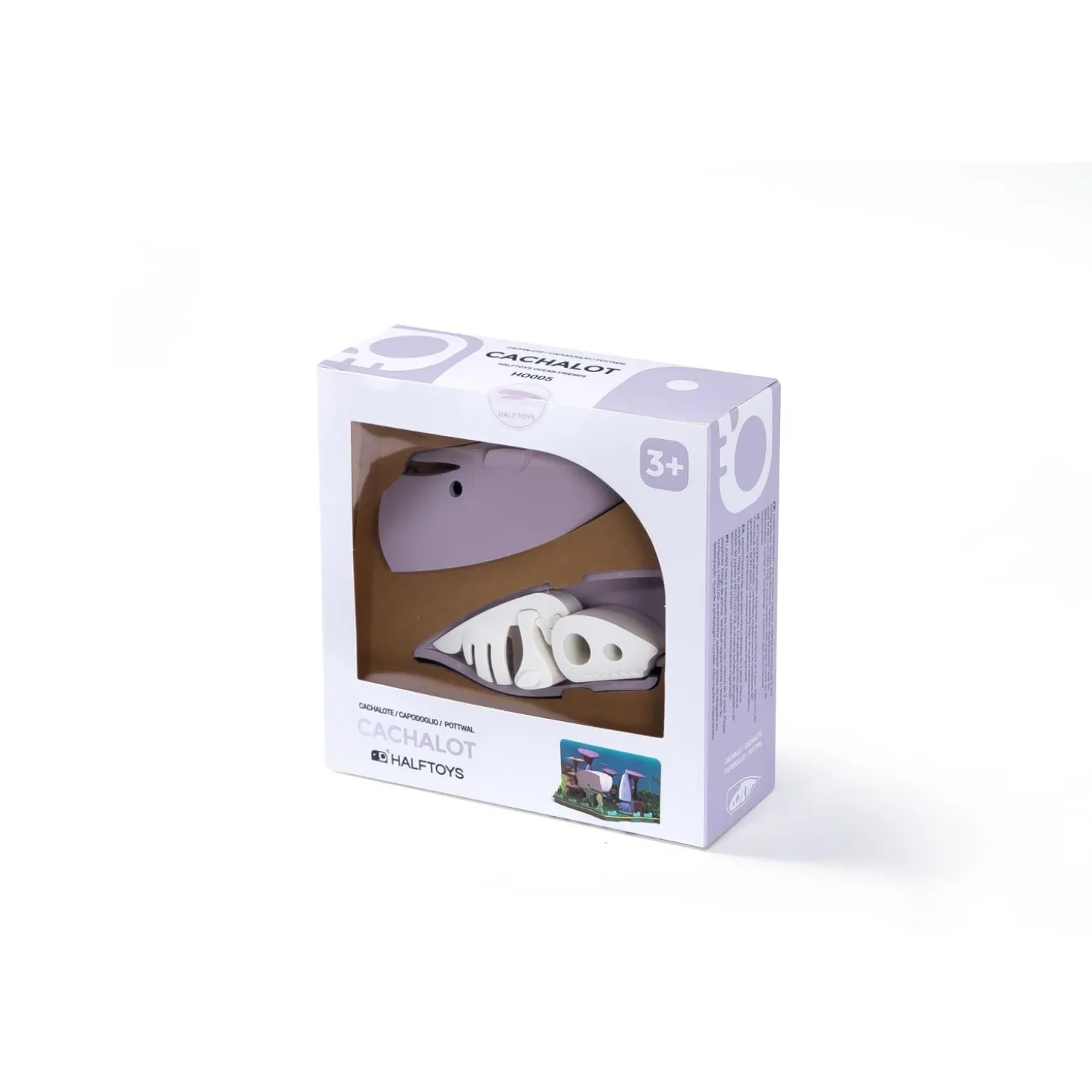 Half Toys Puzzle 3D Ocean Cachalot et Diorama Violet