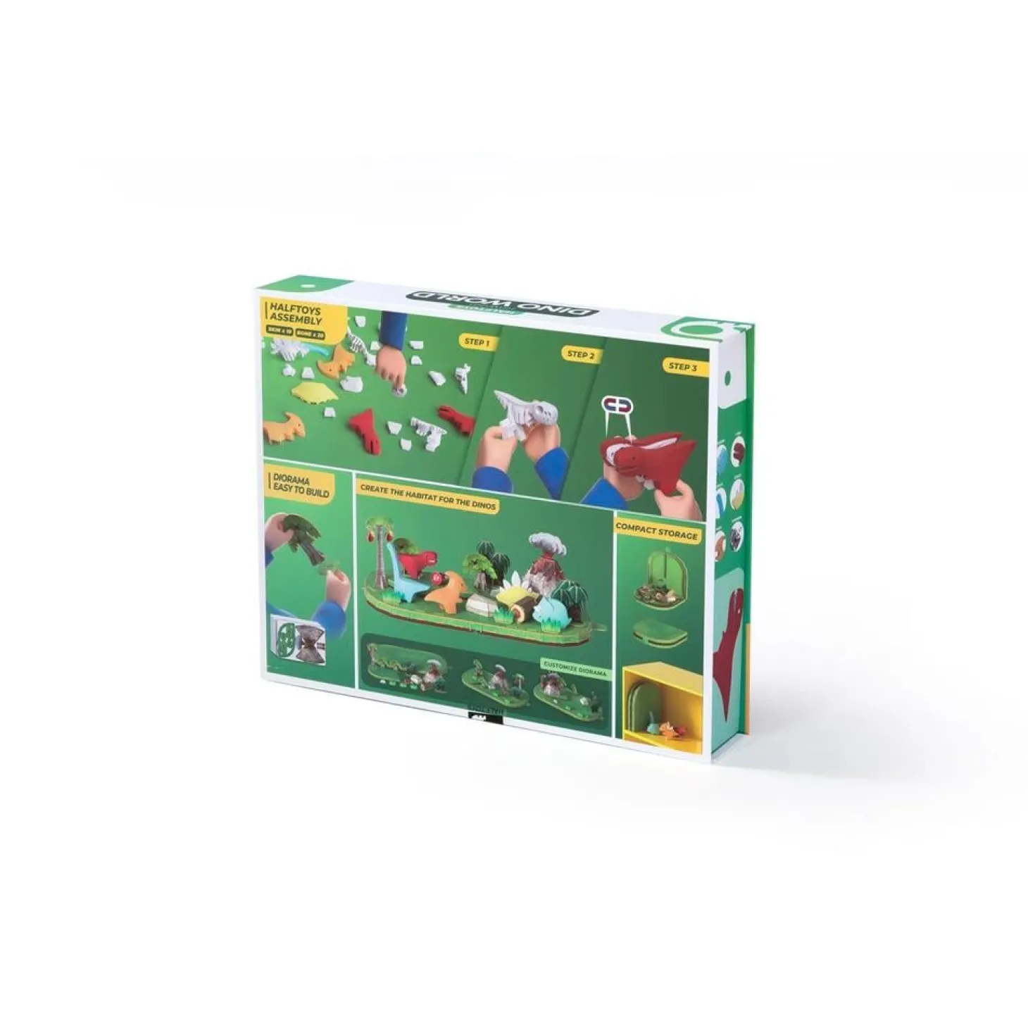 Half Toys Puzzle 3D Toys Set de dinosaures
