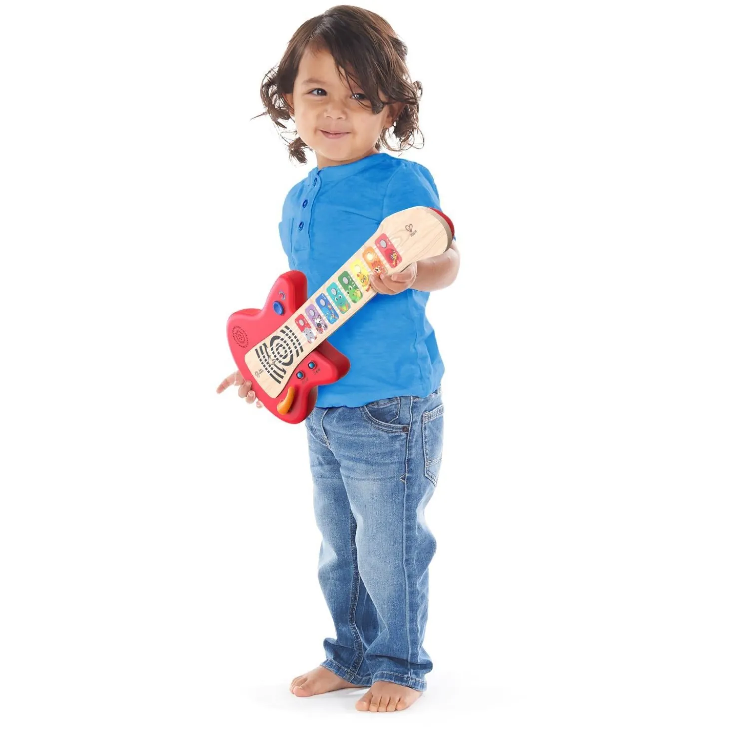 Hape baby einstein Guitare connectée magic touch Rouge