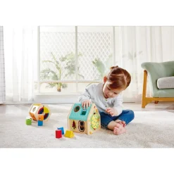 Hape Jouet Maison trieuse de formes Multicolore
