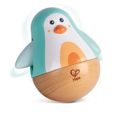 Hape                    Pingouin culbuto    Blanc Et Turquoise