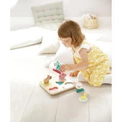 Hape                    Puzzle sonore animaux de la ferme    Multicolore