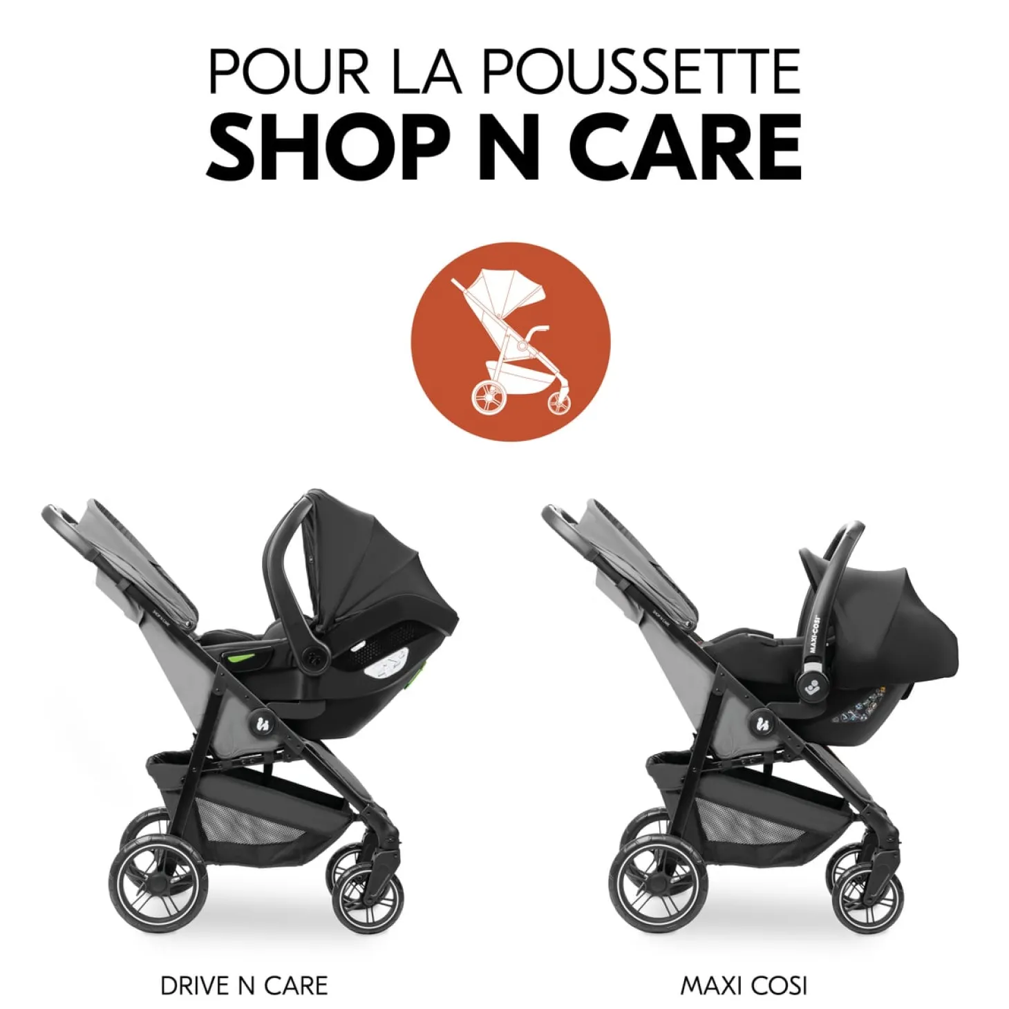 Hauck Adapteur Shop N Care Universal Black