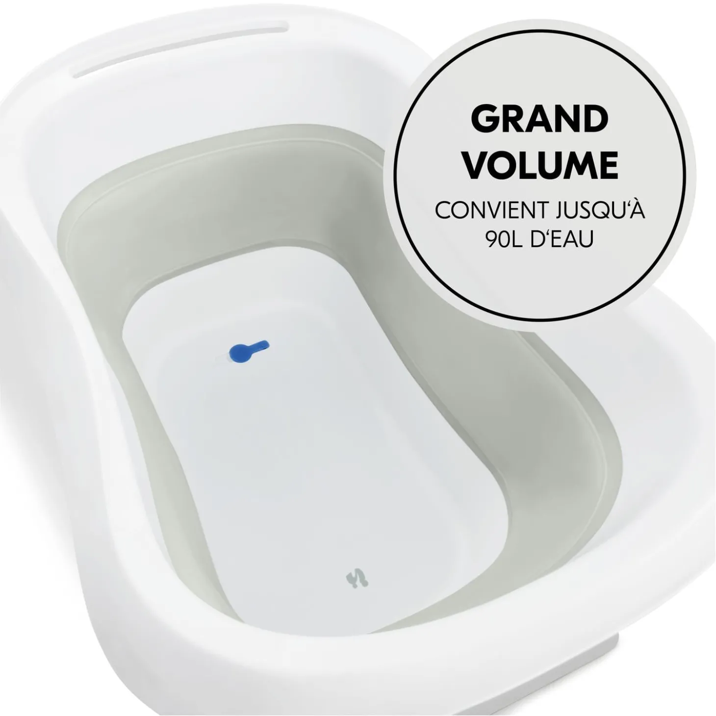Hauck Baignoire Bébé Wash N Fold L White-Sage