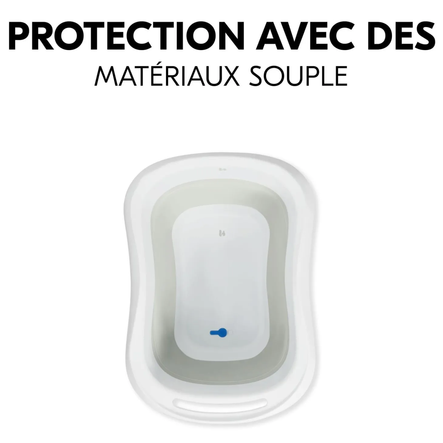 Hauck Baignoire Bébé Wash N Fold L White-Sage
