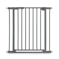 Hauck Barrière de sécurité Clear Step Autoclose 2 Dark Grey Sans extension