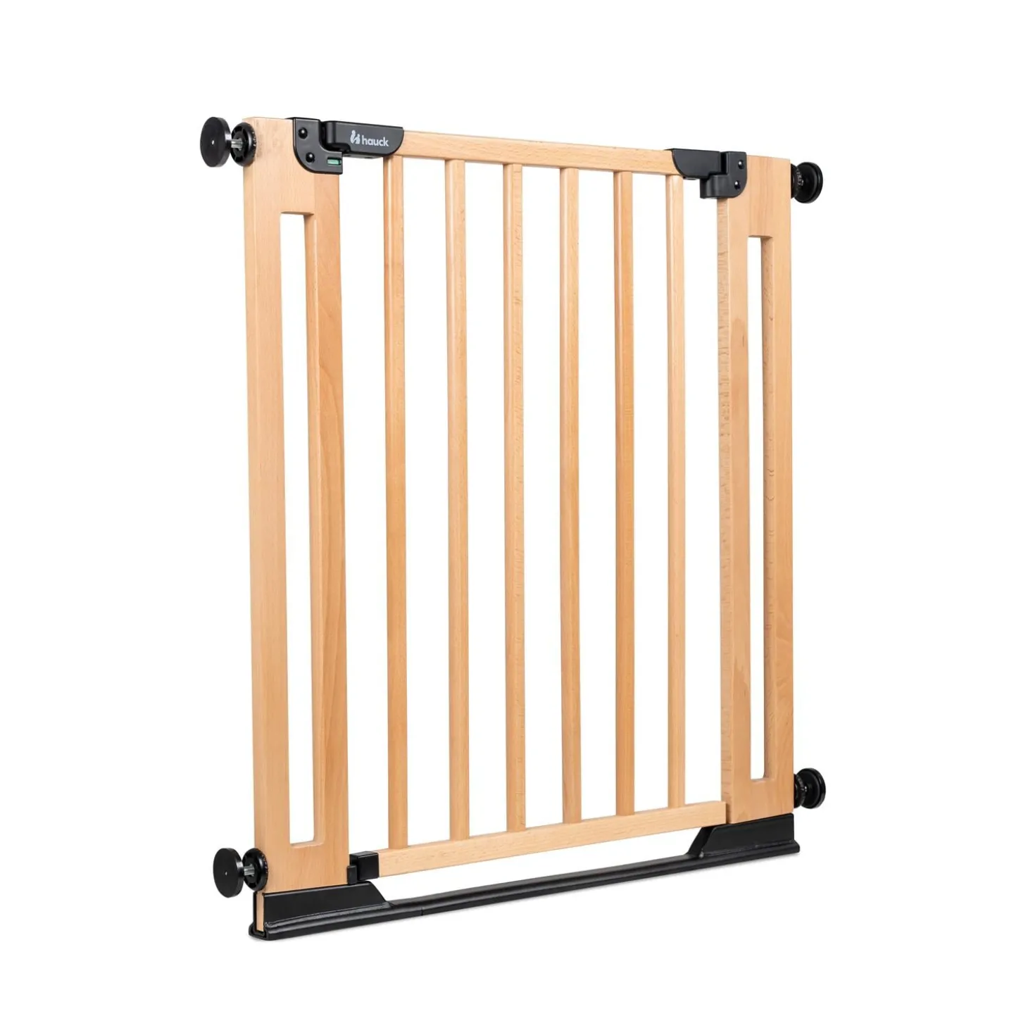 Hauck Barrière de sécurité Clear Step Easyclose Eco Beech