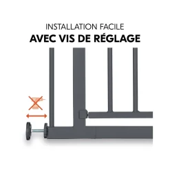Hauck Barrières de sécurité Open N Stop 2 Dark Grey