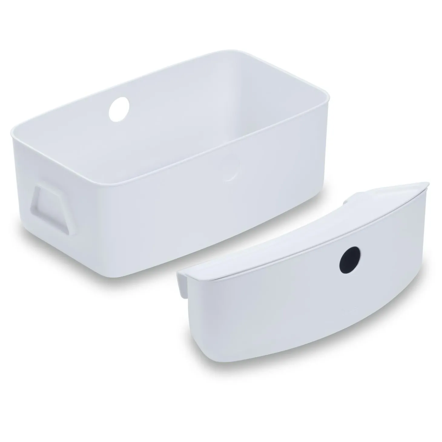 Hauck Boîtes de rangement pour chaise haute Alpha+ White