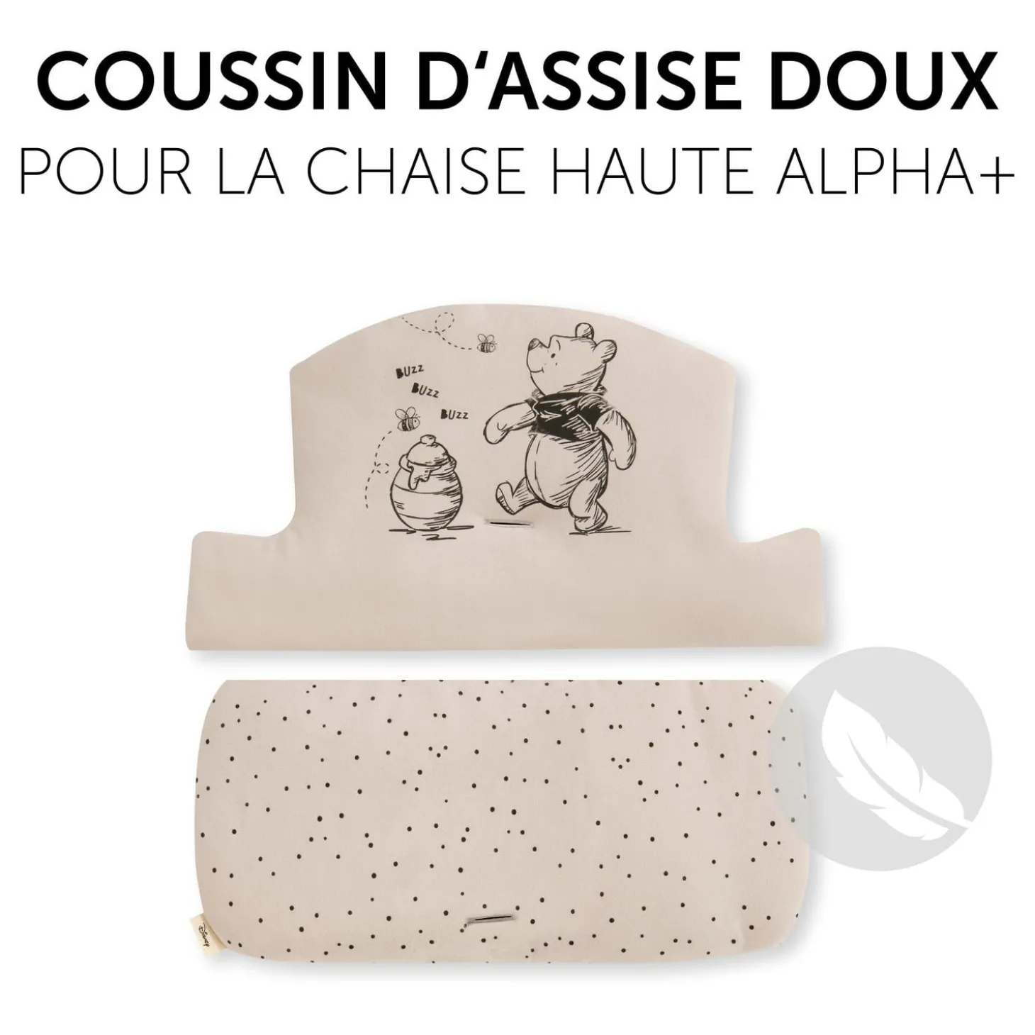 Hauck Coussin chaise haute Highchair Pad Select Minnie Mouse Rose