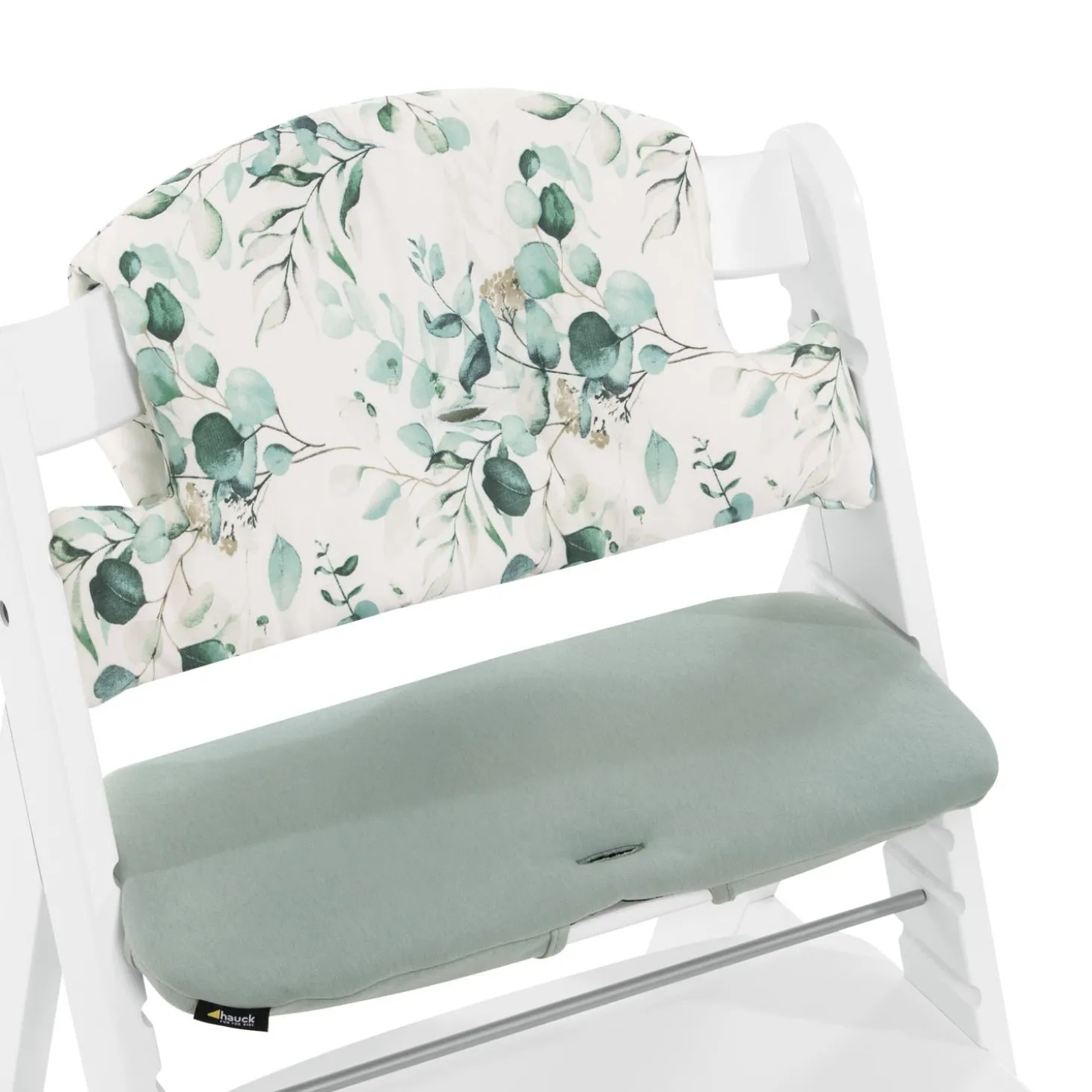 Hauck Coussin chaise haute Highchair Pad Select Jersey Leaves Mint