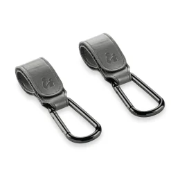 Hauck Crochets pour poussette Pushchair Hooks Grey
