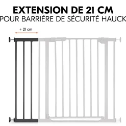 Hauck Extension barrières de sécurité Black 21 cm