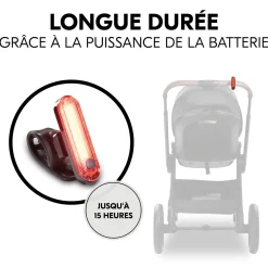 Hauck                    Feu Arrière Led pour poussette    Black