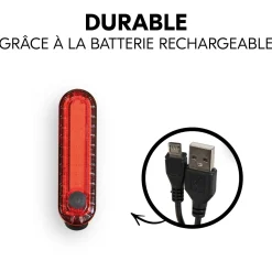 Hauck                    Feu Arrière Led pour poussette    Black