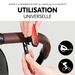 Hauck                    Feu Arrière Led pour poussette    Black