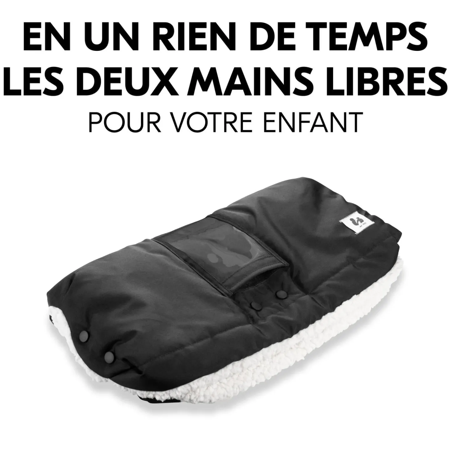 Hauck Gants de poussette Pushchair Handmuff Black