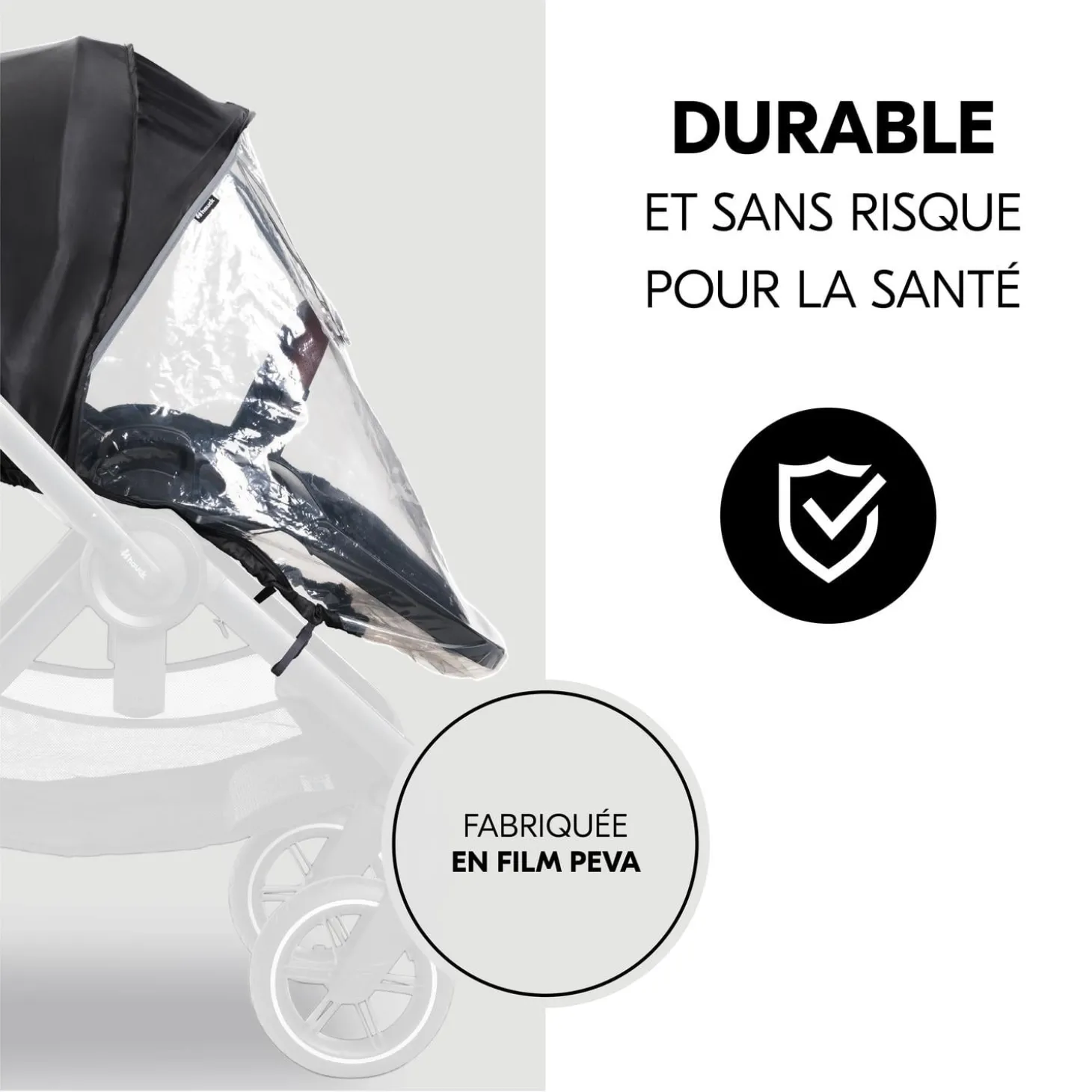 Hauck Habillage pluie poussette Pushchair Seat Transparent