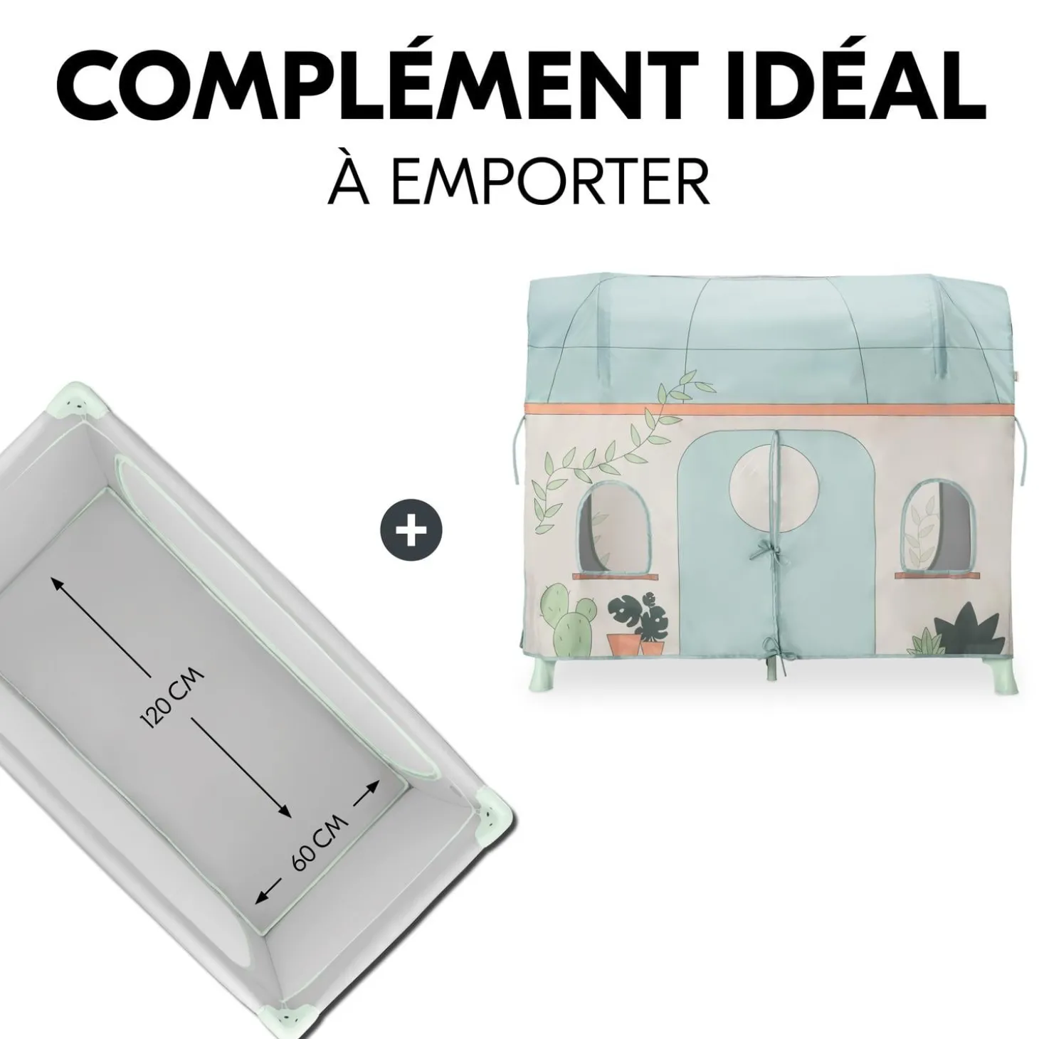 Hauck Housse de lit de voyage Plants Eveil Et Jeux