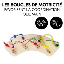 Hauck Labyrinthe Perle Play Moving Multicolore