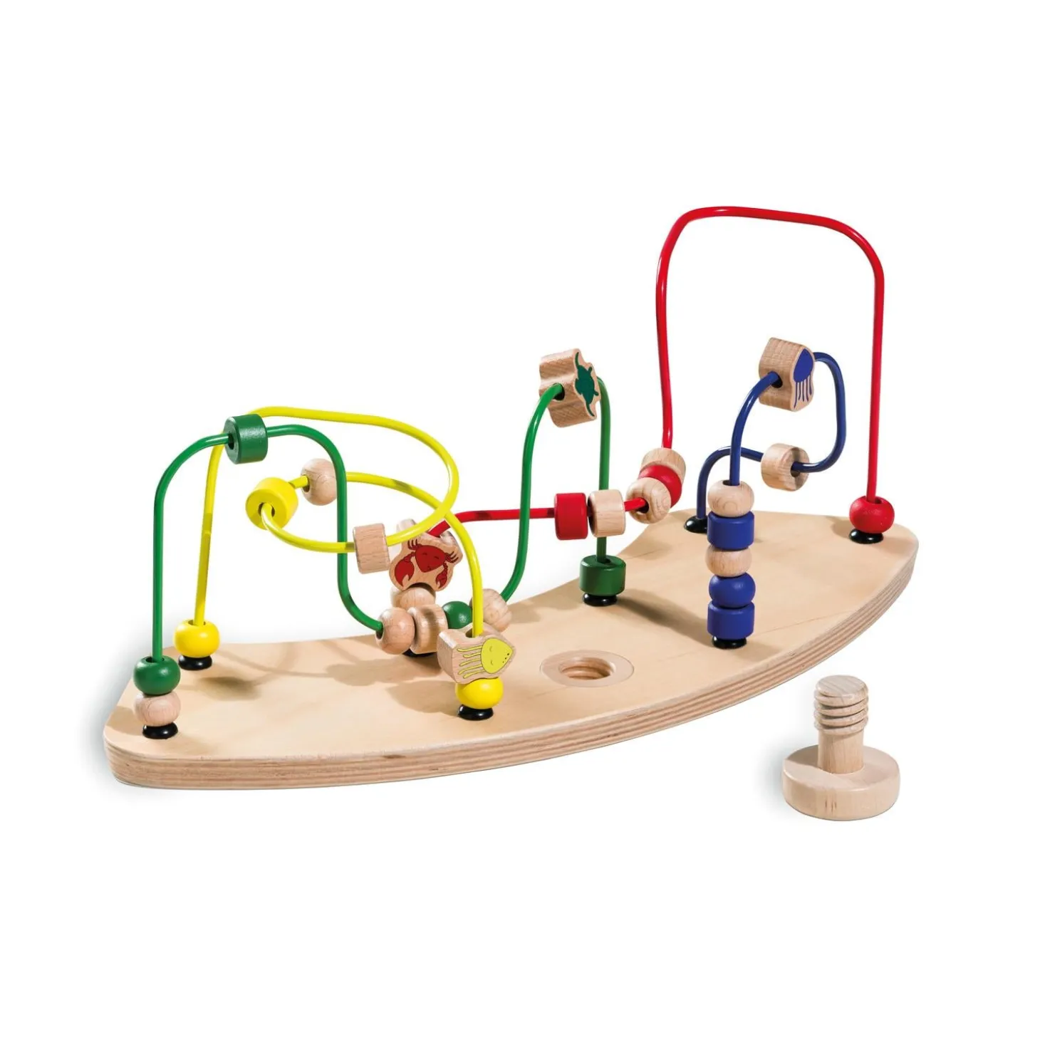 Hauck Labyrinthe Perle Play Moving Multicolore