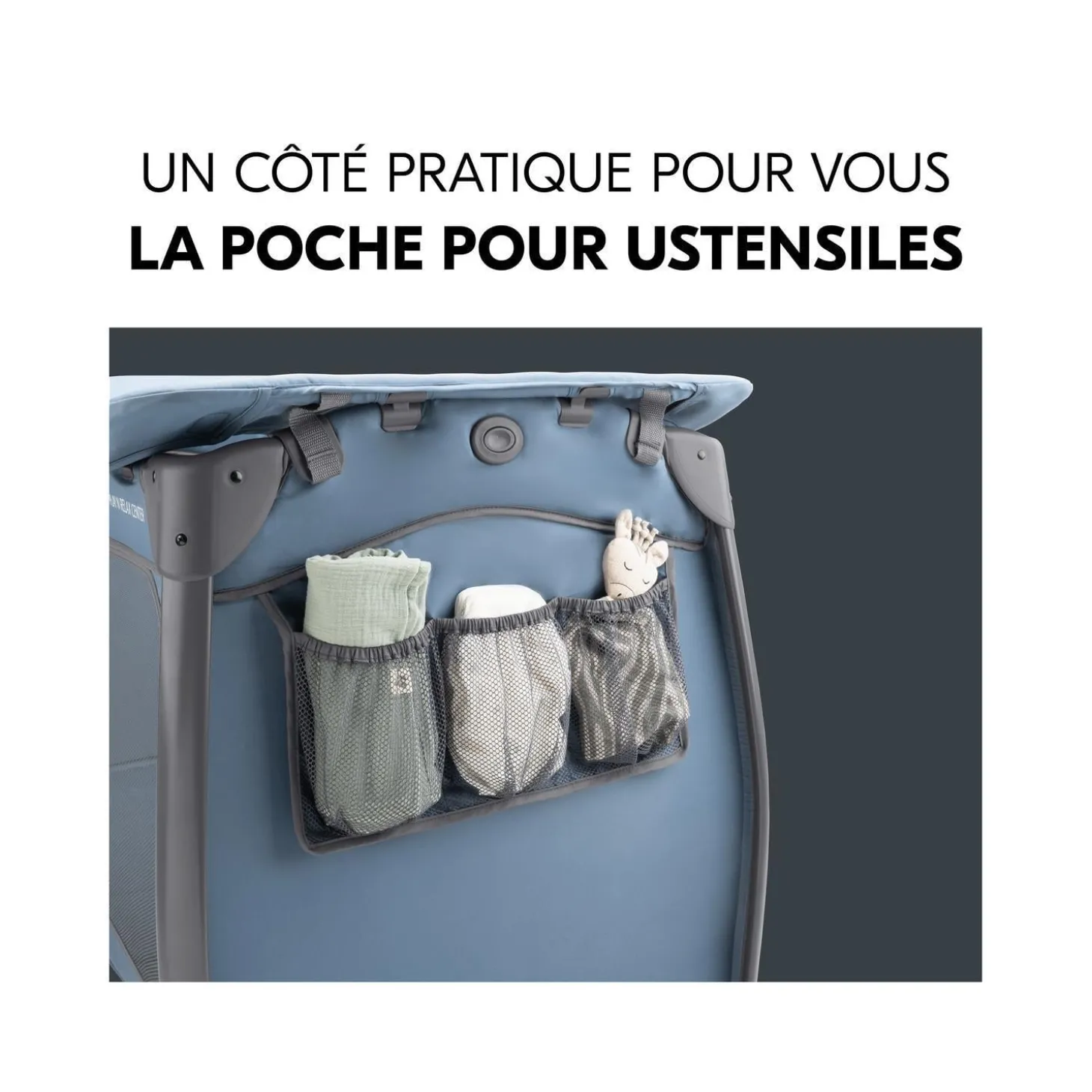 Hauck Lit parapluie Play N Relax Center Dark Blue