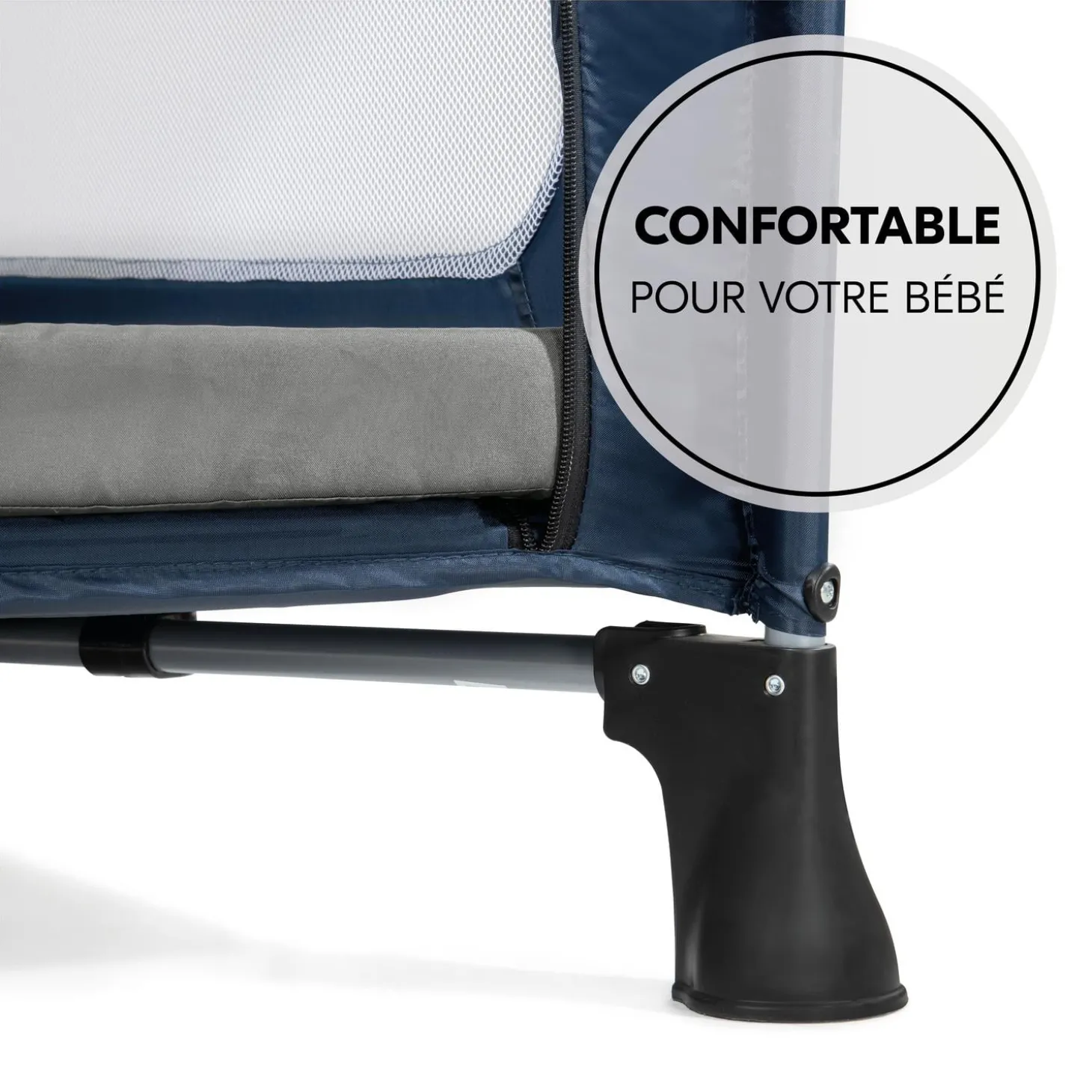 Hauck Matelas Nomade Pour Lit Parapluie Sleeper Grey 0-36 mois