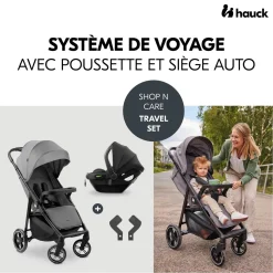 Hauck Pack poussette Shop N Care Travel Grey