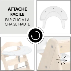 Hauck                    Plateau de jeu Arketa Play Tray    White