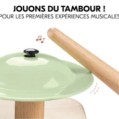 Hauck Plateau de jeux pour chaise haute Play Drums S White