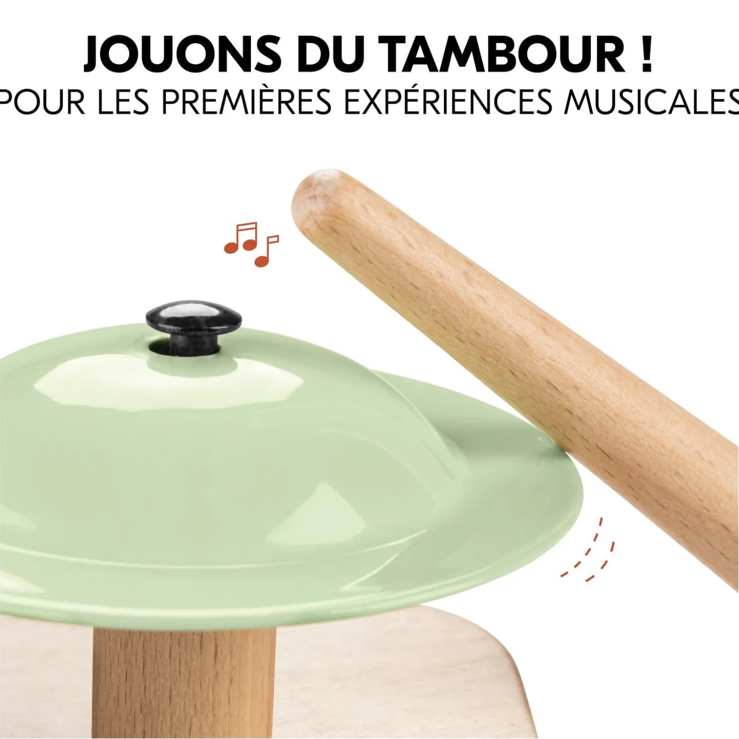 Hauck Plateau de jeux pour chaise haute Play Drums S White
