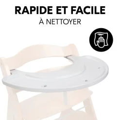 Hauck Plateau de jeux pour chaise haute Alpha+ et Beta+ White