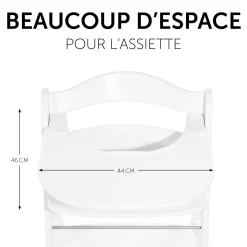 Hauck Plateau Pour chaise haute Alpha Click Tray White