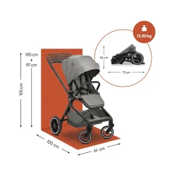 Hauck                    Poussette Move N Care    Dark Grey