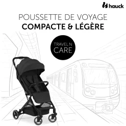 Hauck Poussette Travel N Care Black