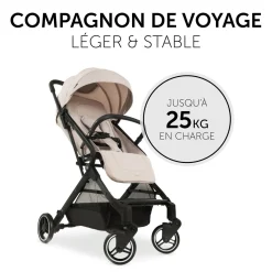 Hauck                    Poussette Travel N Care    Beige