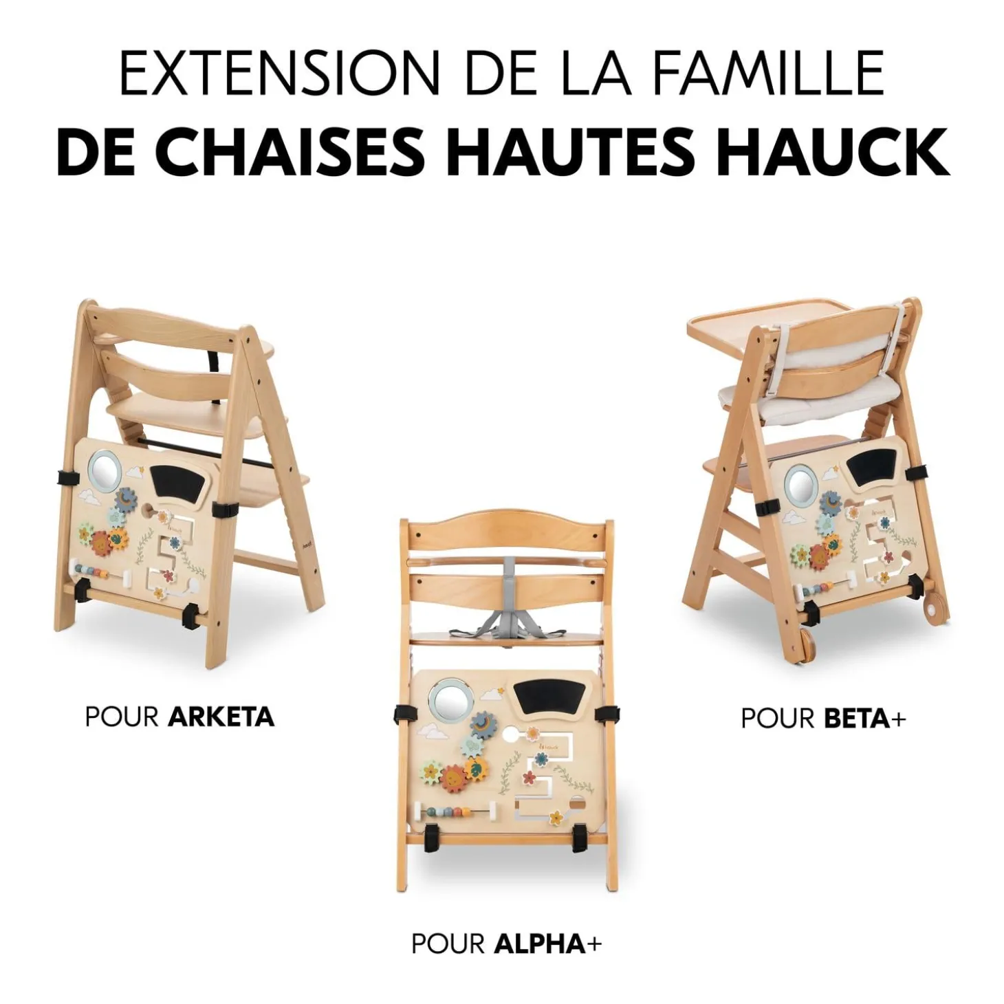 Hauck Tableau d'activité pour chaise haute Multicolore