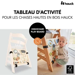 Hauck                    Tableau d'activité pour chaise haute    Multicolore