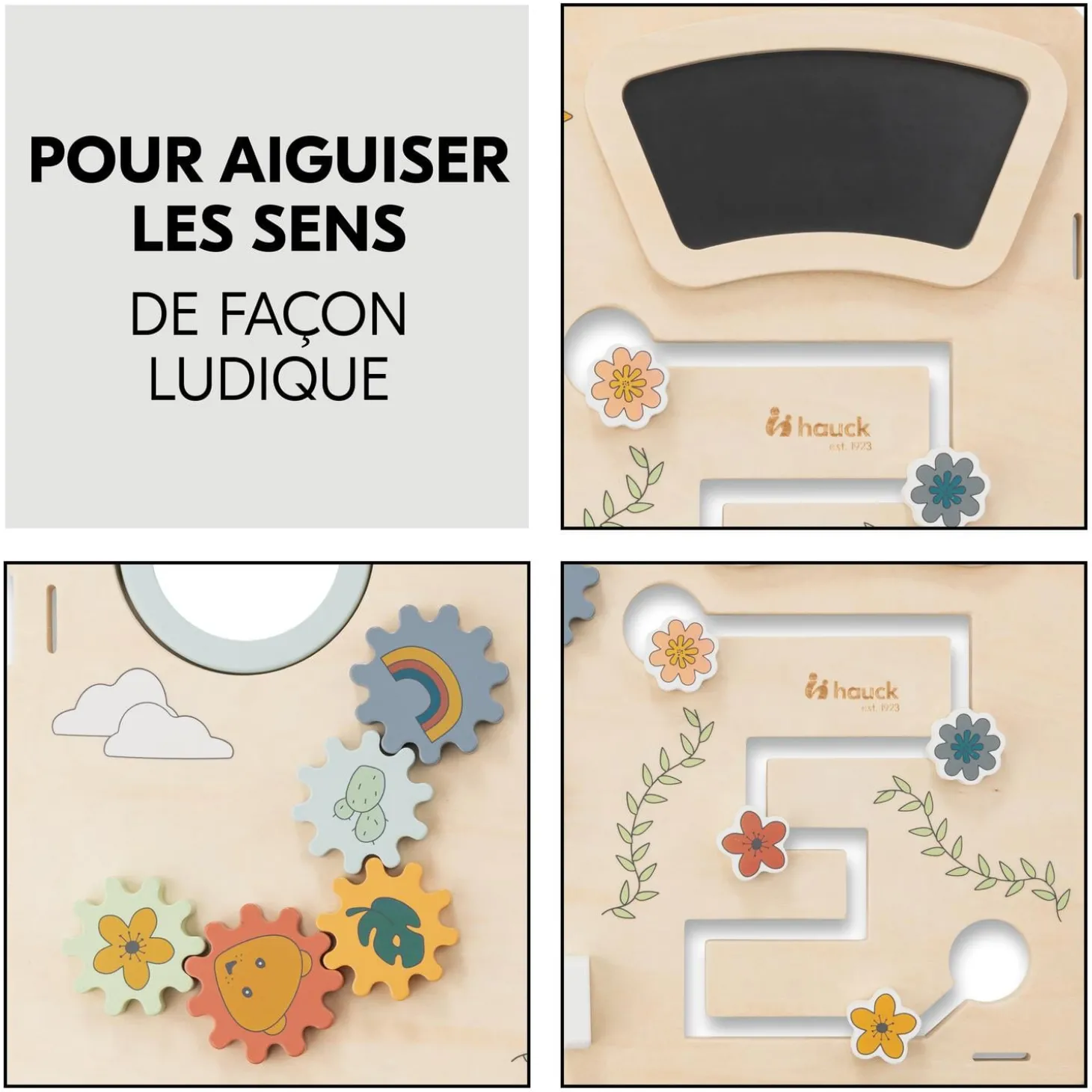 Hauck Tableau d'activité pour chaise haute Multicolore