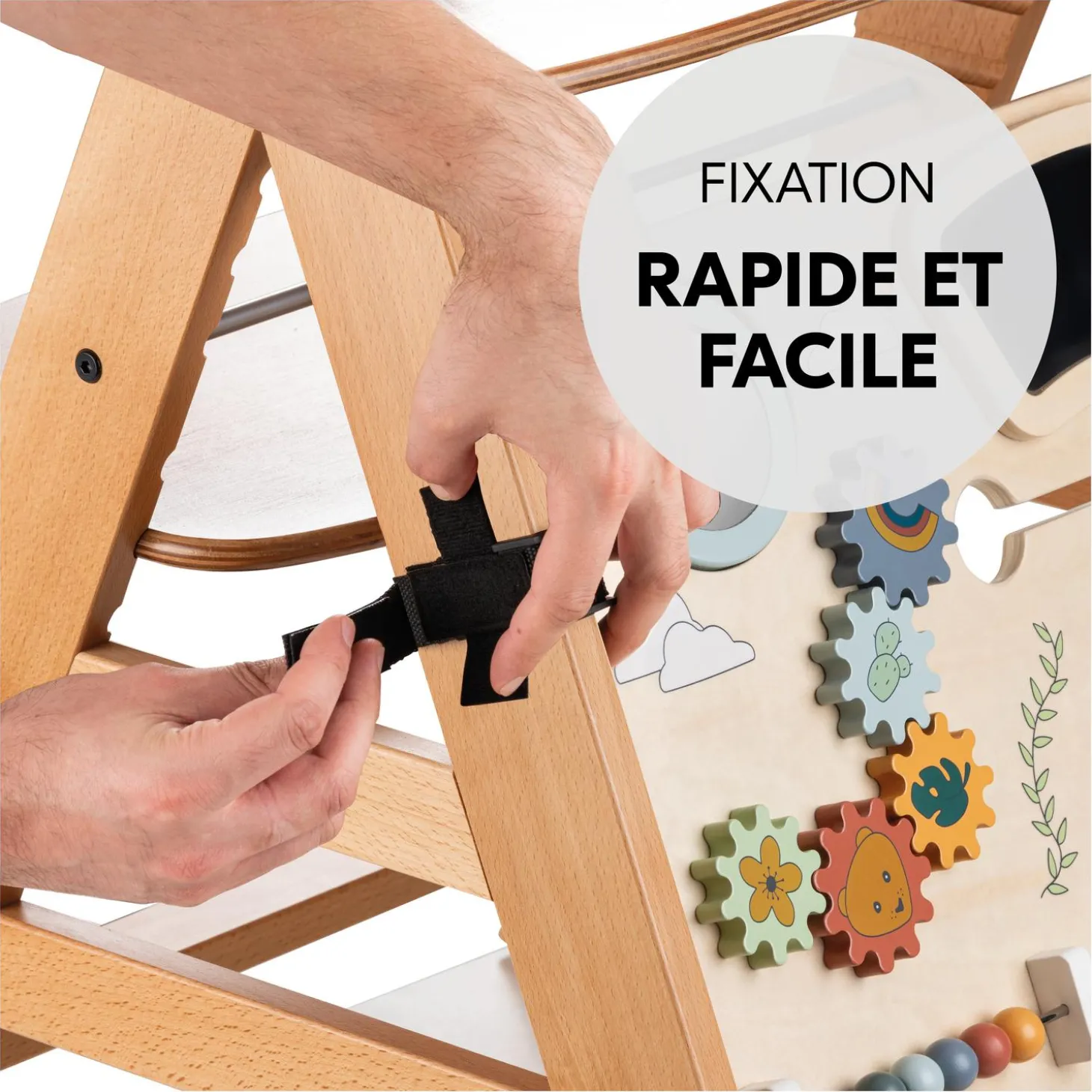 Hauck Tableau d'activité pour chaise haute Multicolore