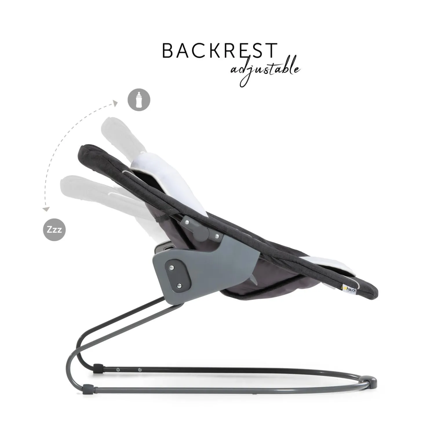 Hauck Transat Alpha Bouncer Deluxe Grey